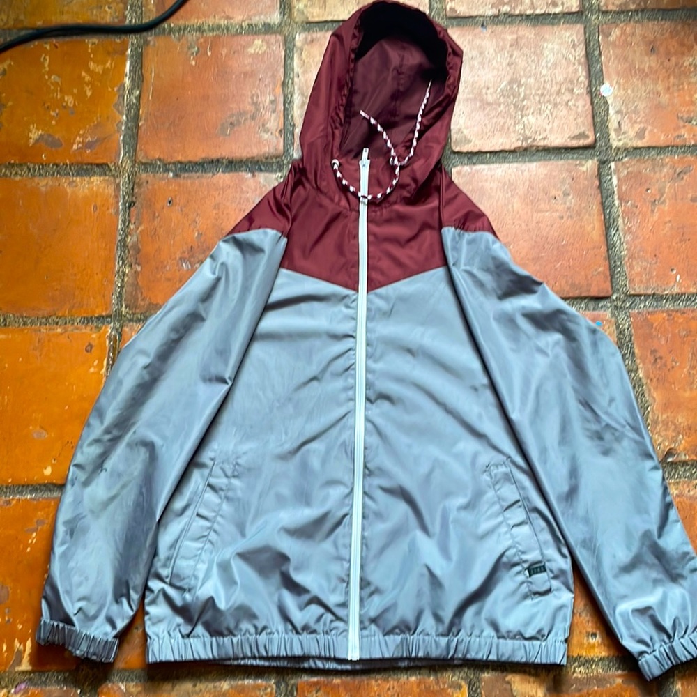Zine clothing, red and grey